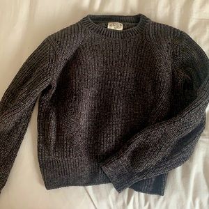 Grey - Purple Sweater!